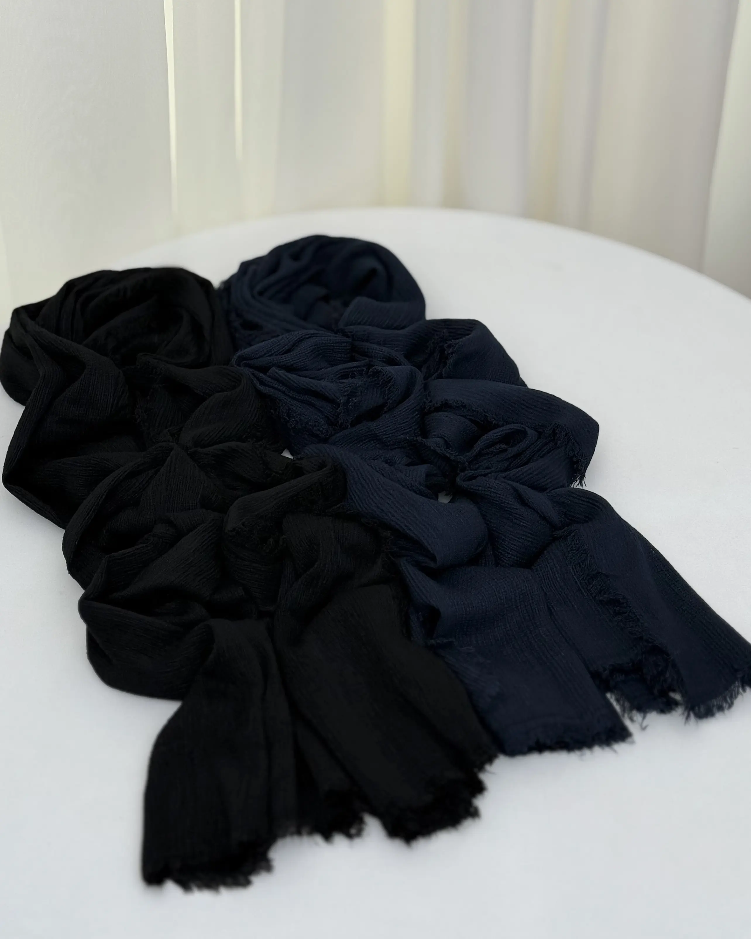 شال زنانه کنفی دور ریش